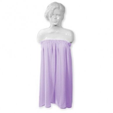 Large terry body towel Nr. 14, lilac color