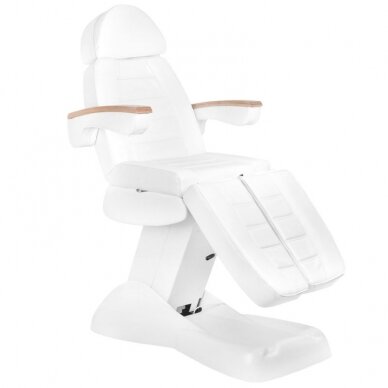 Professional electric pedicure chair LUX, white (3 motors) 3