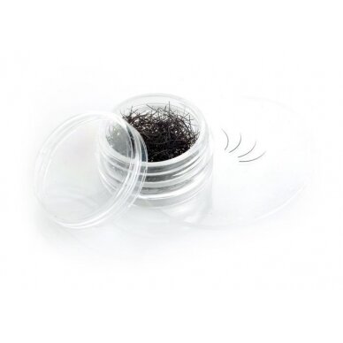 SYIS quality eyelash for extensions (shape J / 12 mm, 0.25 g.)