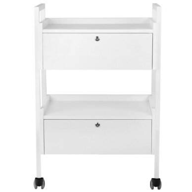 GIOVANNI CLASSIC TYP 1019 professional cosmetology trolley, white color 3