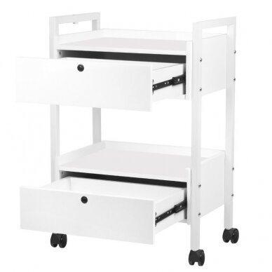 GIOVANNI CLASSIC TYP 1019 professional cosmetology trolley, white color 7