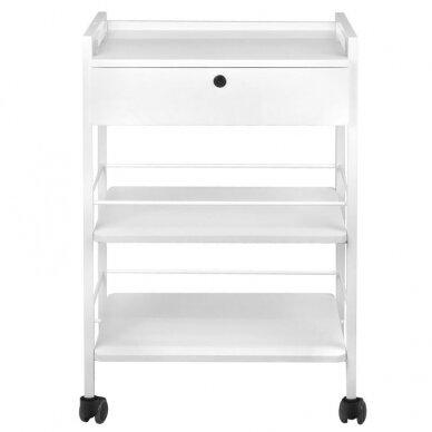 GIOVANNI CLASSIC 1019A professional cosmetic trolley, white color 1