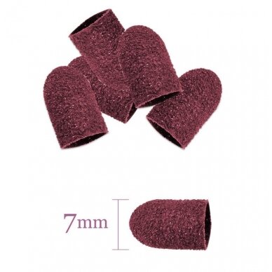 Abrasive nozzle for pedicure 7 mm (60 grits), 1 pcs.