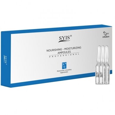 SYIS ampulės drekinančios ir maitinančios veido odą, 10*3 ml