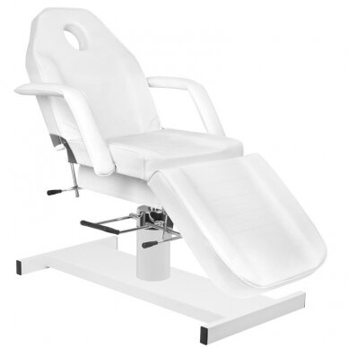 Set for cosmtologics: Hydraulic cosmetology bed A-210 + master chair AM-302 + cosmetology lamp with magnifying glass S5 6