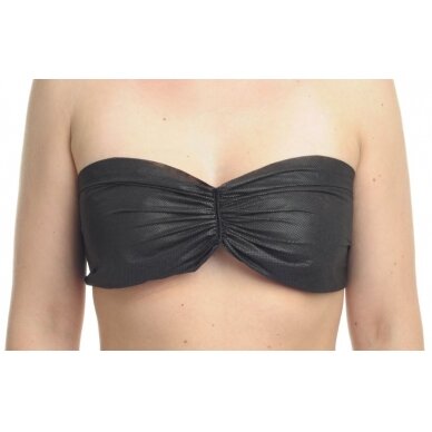 Disposable female treatment bras, 10 pcs. (black) 1