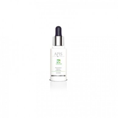 APIS ACNE - STOP antibacterial sebum control concentrate for acne-prone facial skin with green tea extracts, 30 ml