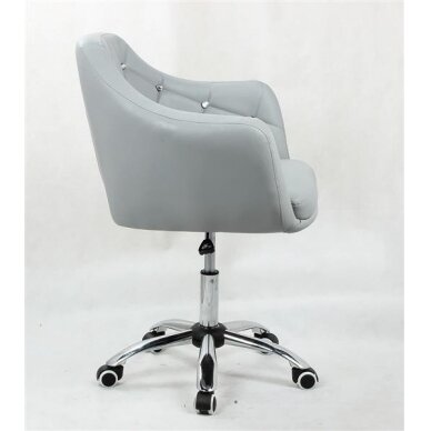 Beauty salons and beauticians stool HC830K, gray eco-leather 2