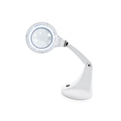 ELEGANTE RED LINE professional cosmetology table LED lamp - magnifying glass ELEGANTE MINI 30 SMD 5D, white color 2