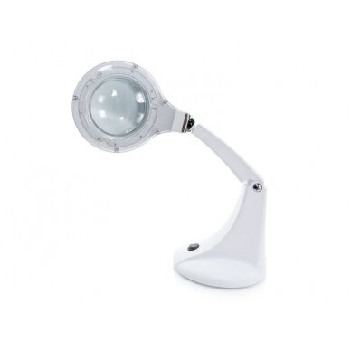 ELEGANTE RED LINE professional cosmetology table LED lamp - magnifying glass ELEGANTE MINI 30 SMD 5D, white color