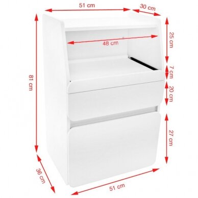 Professional cosmetology trolley-cabinet MIDI 970 8