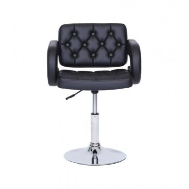 Beauty salons and beauticians stool HC8403N, black eco-leather 1