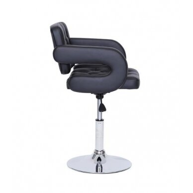 Beauty salons and beauticians stool HC8403N, black eco-leather 2