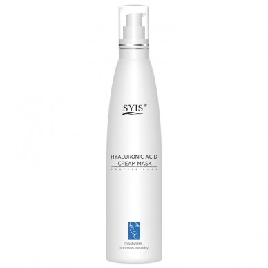 SYIS cream mask for dry and sagging facial skin with hyaluronic acid, 200 ml.