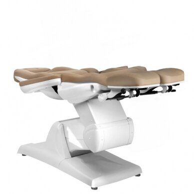 Professional electric podiatric chair-bed-bed for pedicure procedures AZZURRO 870S PEDI (3 motors), cappuccino color 8