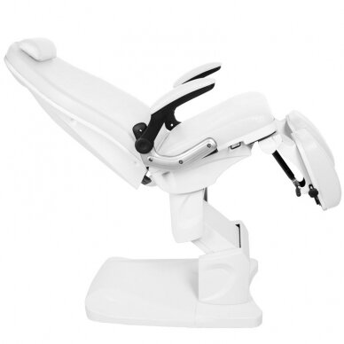 Professional electric podiatric chair-bed-bed for pedicure procedures AZZURRO 709A (3 motors), white 6