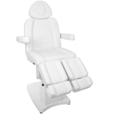 Professional electric podiatric chair for pedicure procedures AZZURRO 708AS PEDI (3 motors), white 5