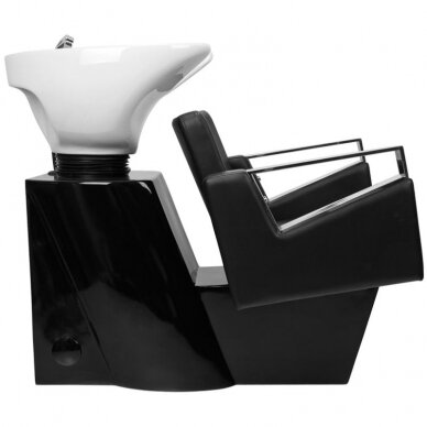 Professional hairdressing sink GABBIANO VILNIUS, black color 1