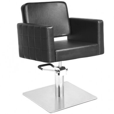 Professional hairdressing chair GABBIANO ANKARA, black color