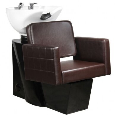 Professional hairdresser's sink GABBIANO ANKARA, brown