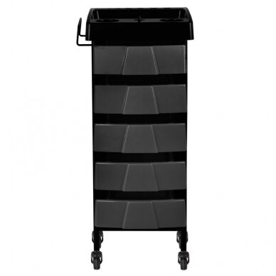 Professional GABBIANO 008 hairdresser's trolley, black MOD008 2