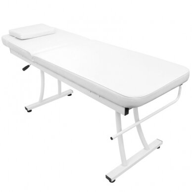 Professional massage table-bed AZZURRO 328, white color 3