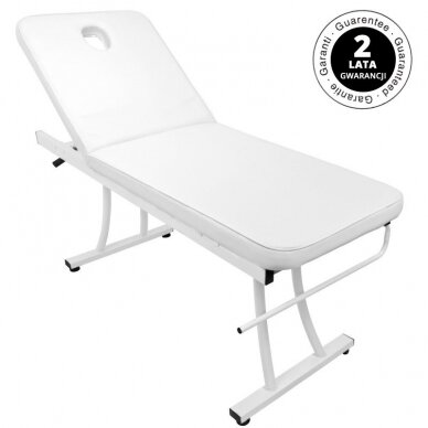 Professional massage table-bed AZZURRO 328, white color 5