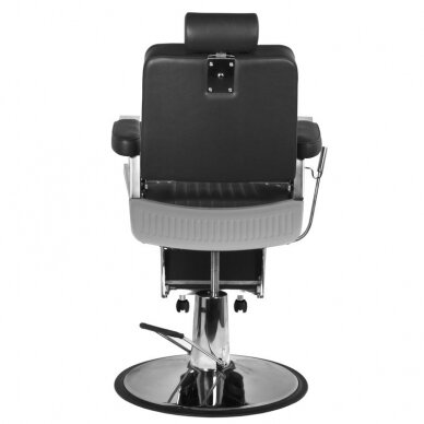 Professional barbers and beauty salons haircut chair GABBIANO ROYAL, black color 10