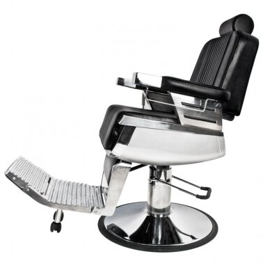 Professional barbers and beauty salons haircut chair GABBIANO ROYAL, black color 4