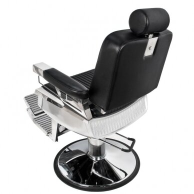 Professional barbers and beauty salons haircut chair GABBIANO ROYAL, black color 5