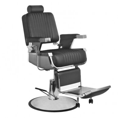 Professional barbers and beauty salons haircut chair GABBIANO ROYAL, black color 7