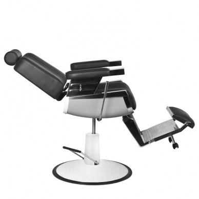 Professional barbers and beauty salons haircut chair GABBIANO ROYAL, black color 8