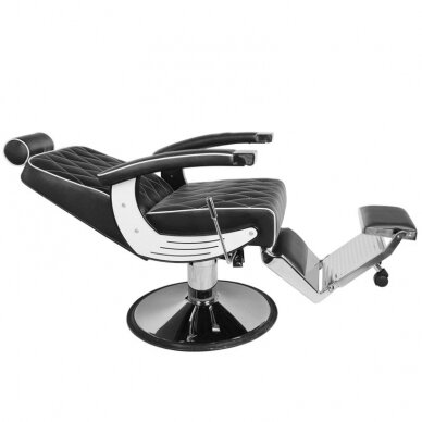 Professional barbers and beauty salons haircut chair GABBIANO IMPERIAL, black color 1