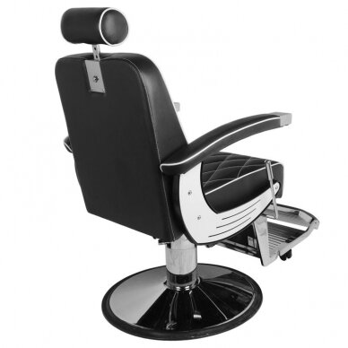 Professional barbers and beauty salons haircut chair GABBIANO IMPERIAL, black color 4