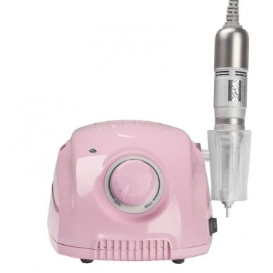 Professional electric nail drill for manicure and pedicure MARATHON 3 CHAMPION H200, pink color 1