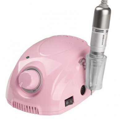 Professional electric nail drill for manicure and pedicure MARATHON 3 CHAMPION H200, pink color 2