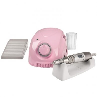 Professional electric nail drill for manicure and pedicure MARATHON 3 CHAMPION H200, pink color