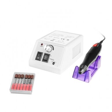 Professional electric manicure cutter MERC-2000, white color