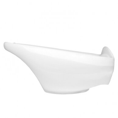 GABBIANO spare misa for haidressers sink, white color 2