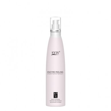 SYIS enzymatic facial scrub and décolleté with fruit extract and lactic acid, 200 ml.