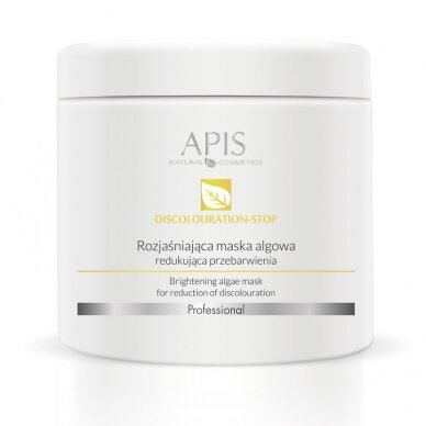 APIS lightening algae mask for reducing discoloration, 250 g.