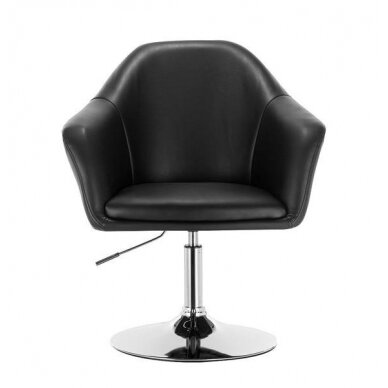 Beauty salons and beauticians stool HC547, black eco-leather 1