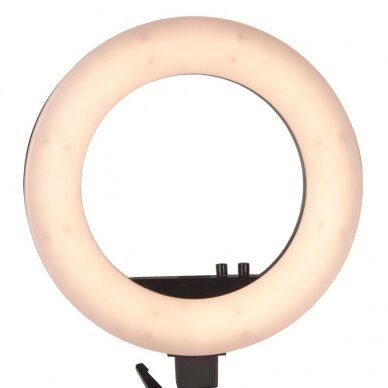 Professional lamp for make-up artists LED RING LIGHT stand + phone holder + light control 18" (48w) 4