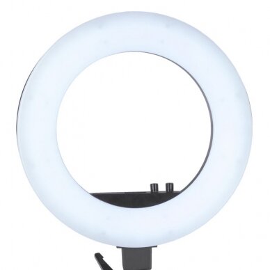 Профессиональная лампа для визажистов LED RING LIGHT подставка + держатель для телефона + управление светом 18" (48w) 5