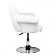 Profesionali grožio salono kėdė GRACIJA, baltos spalvos