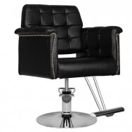 Профессиональное парикмахерское кресло HAIR SYSTEM HS48, черного цвета
