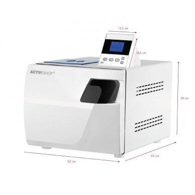 LAFOMED COMPACT LINE LFSS12AD autoclave with printer 12 L KL. (medical class B) 9