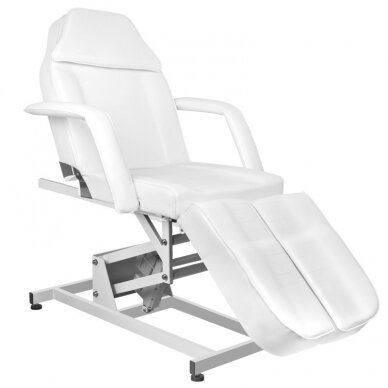 Professional electric pedicure chair AZZURRO 673AS, white (1 motor)