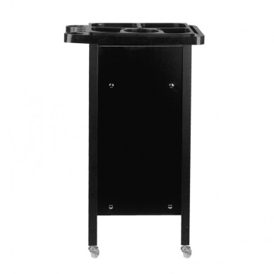 Professional hairdresser's trolley GABBIANO 8-103, black steel 2