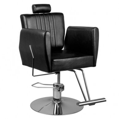 Professional barbers and beauty salons haircut chair HAIR SYSTEM 0-179, black color